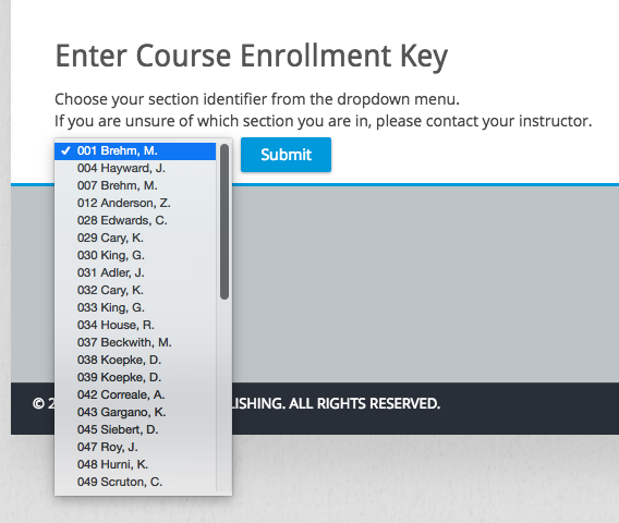 Enrollment Key Example